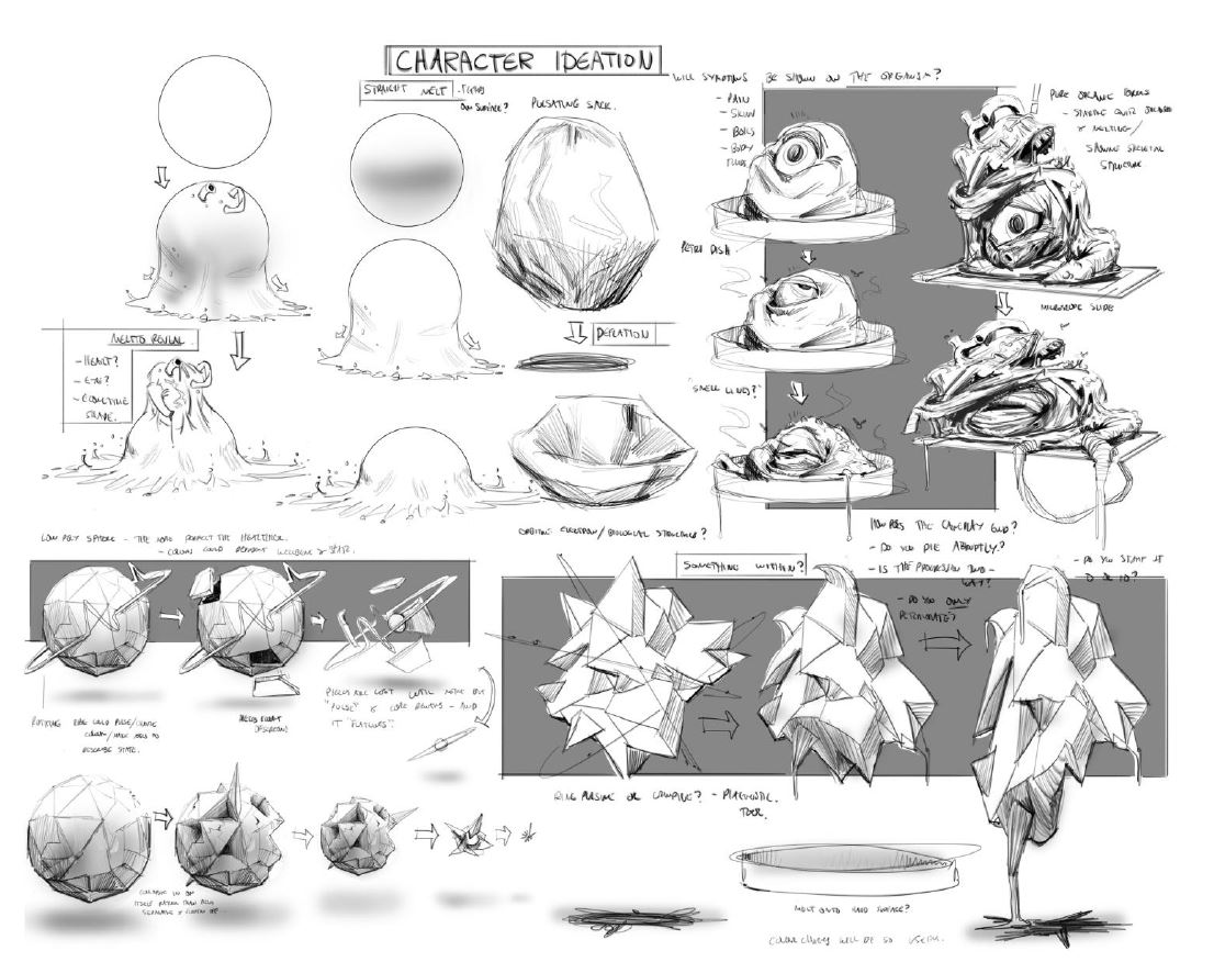 Concept designs by Aardman