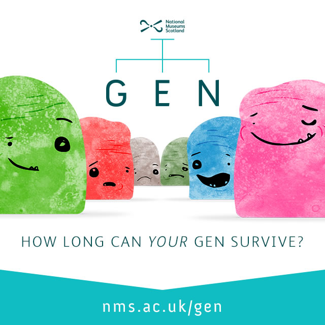 Promotional graphic for Gen