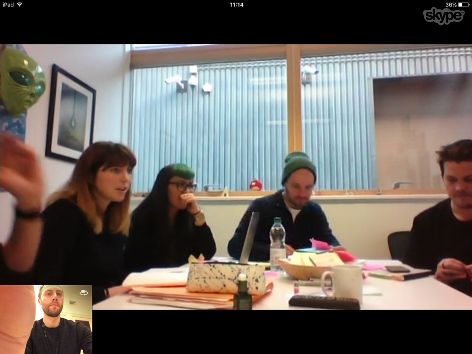 Skype meeting